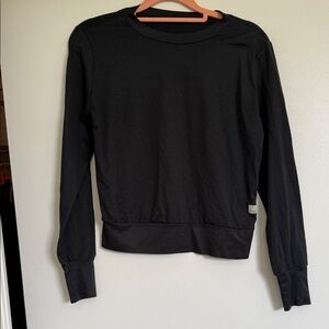 Vuori Black Long Sleeve Tee
